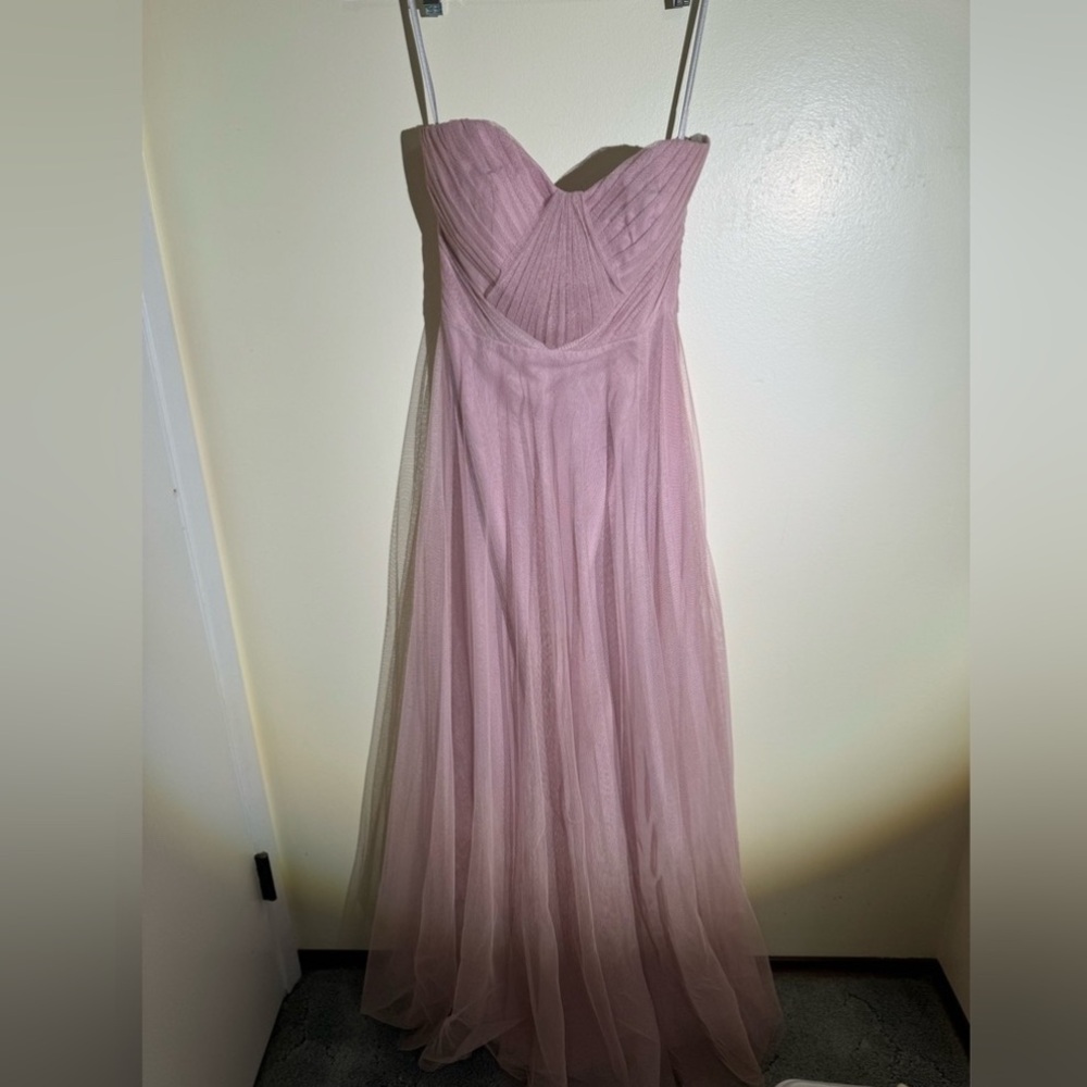 Prom Gown Dessy Group Pink Strapless